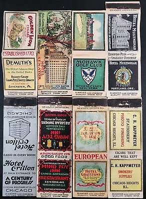 8 Old Diamond Quality Matchbook Covers • $19.99