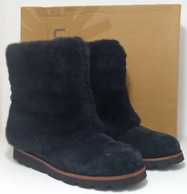 UGG Maylin Sheepskin Womens Boots US Size 6 3220 W / Black • £168.73