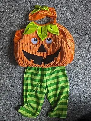 Baby Pumpkin Halloween Costume 9-12 Months  • £5