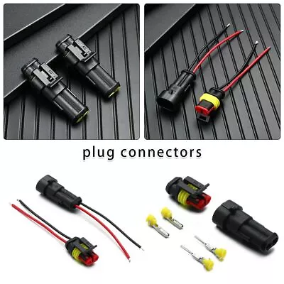 Car Electrical Wire Automotive Connectors Male And Female Plug 12V 2Pin • $13.79