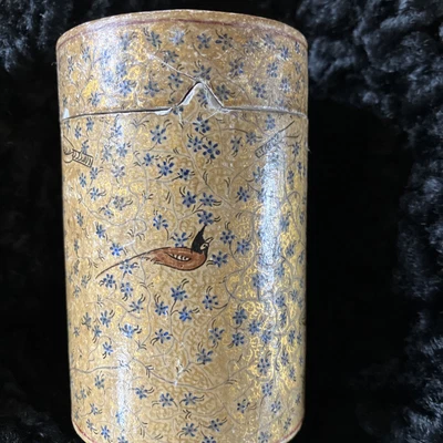 £10 • Buy Antique Papier Mâché Pot With Lid 