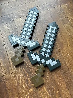 2017 Mattel Minecraft Iron Sword Toy Role Play Weapon. 17  LOT OF 2 • $15.99