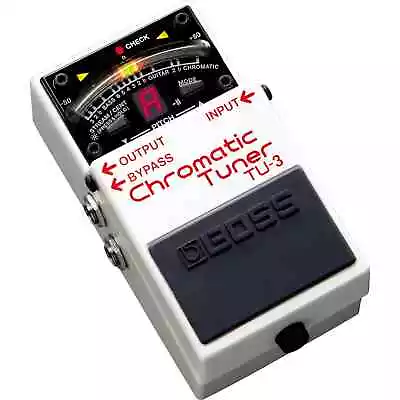 Boss TU-3 Chromatic Tuner Pedal With Bypass Brightness Mode Visibility Outdoors • $89.95