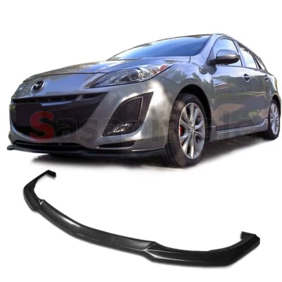 $76 • Buy [SASA] Fit For 2010-2013 Mazda 3 Sedan Hatchback MZ PU Front Bumper Lip Spoiler