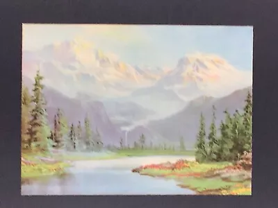 Vintage R. Atkinson Fox Print Titled ”Nature’s Sublime Grandeur”. • $15.95