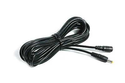 £6.99 • Buy Long 5m Extension Power Lead Charger Cable Black Sony NV-U51, NVU51 GPS Sat Nav
