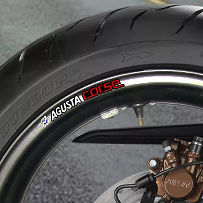 MV AGUSTA CORSE WHEEL RIM STICKERS B - Mille Rsv F4 • $11.18