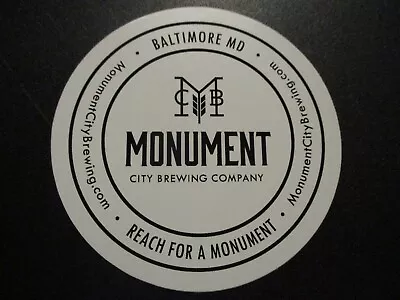 MONUMENT CITY BREWING Baltimore Maryland 51 Rye STICKER Decal Craft Beer Brewery • $1.49