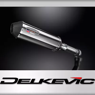 BMW K1300S 2009-2016 Delkevic Slip On 13.5  X-Oval Stainless Exhaust Muffler Kit • $249.99