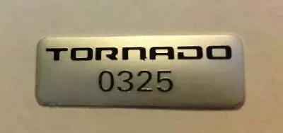 Genuine Ford BA BF Build Number Badge FPV F6 Tornado 0325 • $100