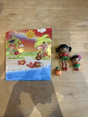 Mini Lalaloopsy Sisters Mango Tiki Wiki & Kiwi Tiki Wiki ~Complete~ Play Set • $12