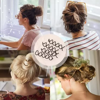 2pc Hair Bun Spiral Pins Styling Spin Grip Screw Twist Clips Wedding Kids Women • £2.99