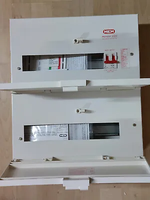 MEM MEMERA Metal Consumer Unit 2 X 15 Way / 30 Modules. • £60