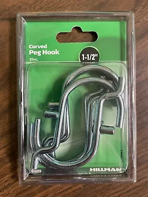 Peg Hooks (18-hooks) 1 1/2  Curved • $23.99