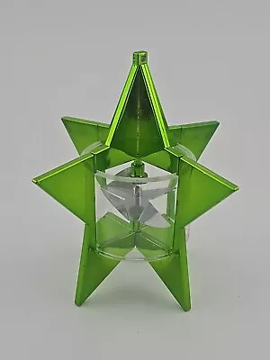 Department 56 Star Spinner Pinwheel Christmas Ornament  4  Metallic Green • $25