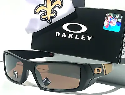 NFL Oakley Gascan NEW ORLEANS SAINTS Matte Black PRIZM Tungsten Sunglass 9014-A7 • $128.87