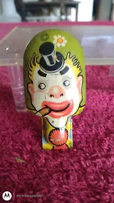 Antique T.Cohn USA Mob Boss Clown Tin Litho Clicker • $45