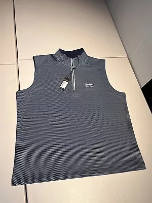 F&G Tech Vest Men's XL Blue 1/4 Pullover Sweater Medalist Golf Fairway & Greene • $42