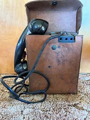 Vintage Signal Corps US Army Military Field Phone EE-8-A Telephone WW2 • $100