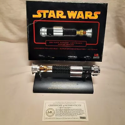 Star Wars Master Replicas Obi-Wan Kenobi Lightsaber Scaled .45 SW-311 ROTS • $63.99