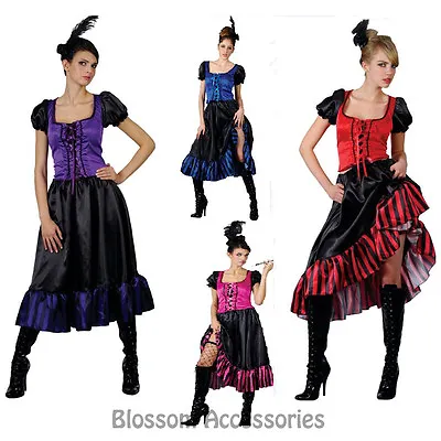 J10 Spanish Mexican Flamenco Senorita Dancer Can Can Saloon Fancy Dress Costume  • $22.46