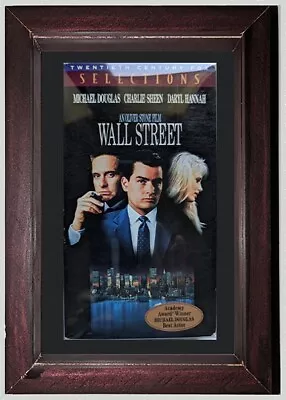 Wall Street   VHS Shadowbox | UV Protection Glass | Slipcase For VHS |  • $20