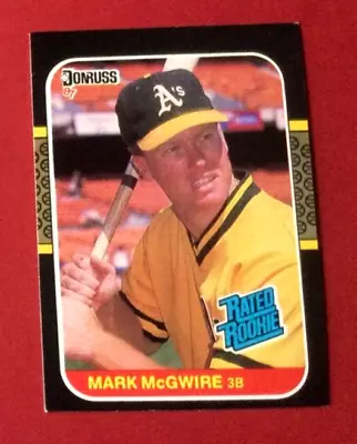 Mark McGwire Oakland Athletics Rated Rookie ~  1987 Donruss #46 • $1.25