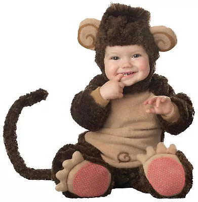 Lil' Monkey Infant Toddler Baby Costume Child Animal Brown Halloween • $49.95