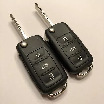 $54.83 • Buy 2 OEM VW Keyless Entry Remote Key Fobs 4B Uncut Blade OEM Volkswagen NBG010206T