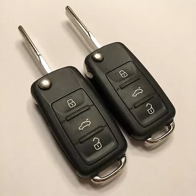 2 OEM VW Keyless Entry Remote Key Fobs 4B Uncut Blade OEM Volkswagen NBG010206T • $54.83