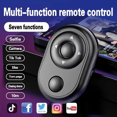 Wireless Bluetooth Remote Control Camera Shutter Arrow Keys For IPhone Samsung • $6.95