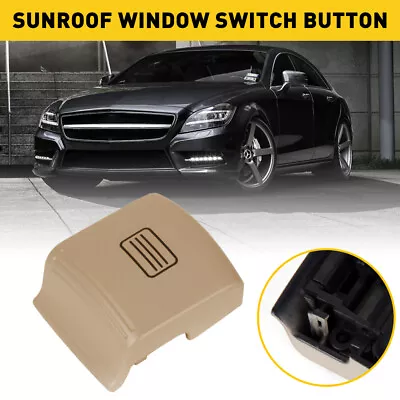 For Mercedes-Benz C Class Sunroof Window Switch Cover Cap Button Beige • $14.99
