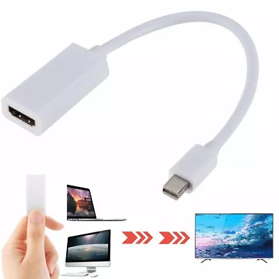 Mini DisplayPort Thunderbolt To HDMI AV Cable Video Adapter For Apple MacBook PC • £3.95