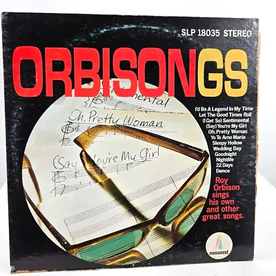$14 • Buy Roy Orbison Album Orbisongs Monument Sings His Own & Other Great Song SLP-18035
