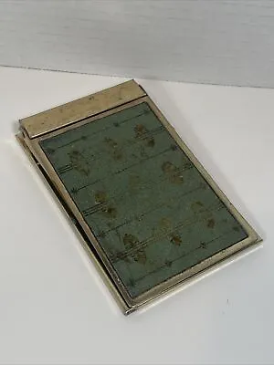 VINTAGE PARK Memo Note Pad Holder - Brass/Aluminum • $8.99
