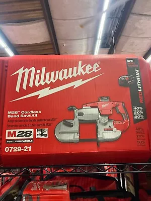 Milwaukee 0729-21 M28 28V Band Saw Kit • $399.99