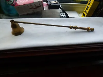 £7.50 • Buy Brass Candle Snuffer In Ex Condition