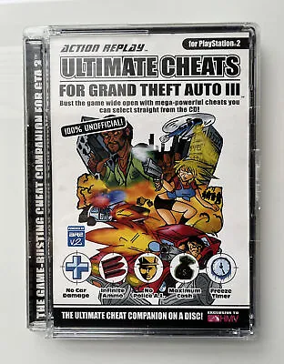 ACTION REPLAY Grand Theft Auto III Ultimate Cheats Disc For PlayStation 2 HMV Ex • £6.99