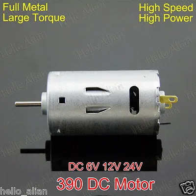 DC 6V-24V 12V 26000RPM High Speed Large Torque RS-390 Motor Electric Drill Tools • £4.98