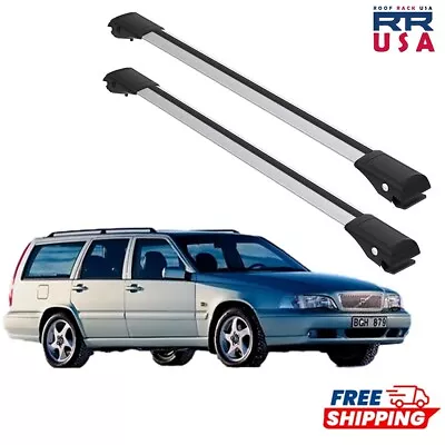 Roof Rack Cross Bars Volvo V70 Wagon/Estate 1996-2000 Gray 2 Pcs • $110