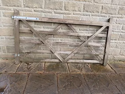 Wooden Field Gate 8ft 5 Bar  With Galvanised Fittings • £60