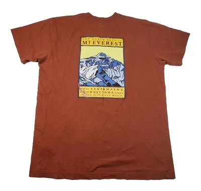 The North Face Mt. Everest Nepal Sagarmatha Men’s T-Shirt Clay Brown Size XL • $45