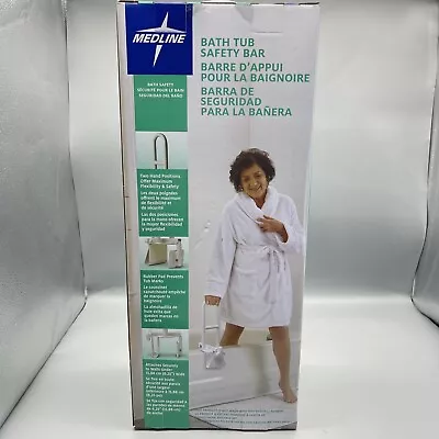 Medline Bathtub Safety Grab Bar Handle Clamps On To Side Of Bathtub Shower • $49.99