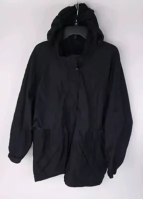 Pacific Trail Vintage Jacket Mens XL Full Zip Hooded Snap Button Waterproof Coat • $30.16