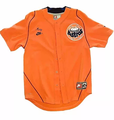 Houston Astros Jersey Men S Nike Team MLB Shirt VTG Sewn Cooperstown MARY REEVES • $48.92