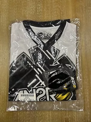 $49.99 • Buy Answer Racing James Stewart Collection Jersey Size L White Black Motocross NWT