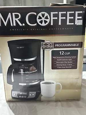 Mr. Coffee 12-Cup Coffee Maker - Black (New) Open Box • $22