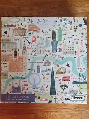 Map Of London 1000 Piece Jigsaw Josie Shenoy Gibson • £6