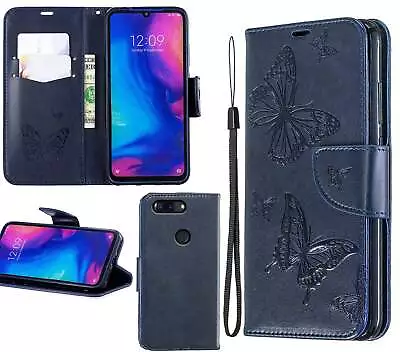 Oneplus 5T Wallet Case Embossed Pu Leather Twin Butterfly • $7.50