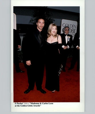 $10.83 • Buy Madonna & Carlos Leon Press Photo Golden Globes Awards LA 1990s